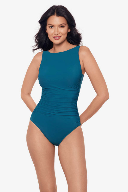 Miraclesuit Aegean Rock Solid Regatta One Piece Swimsuit