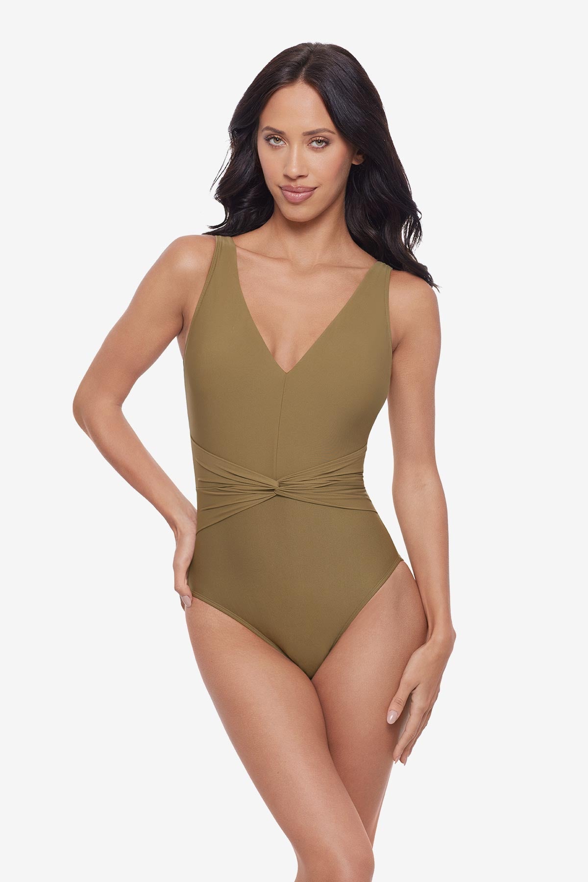 Miraclesuit Napier Magicsuit Solid Esti One Piece Swimsuit