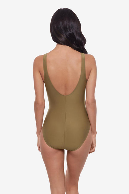 Miraclesuit Napier Magicsuit Solid Esti One Piece Swimsuit