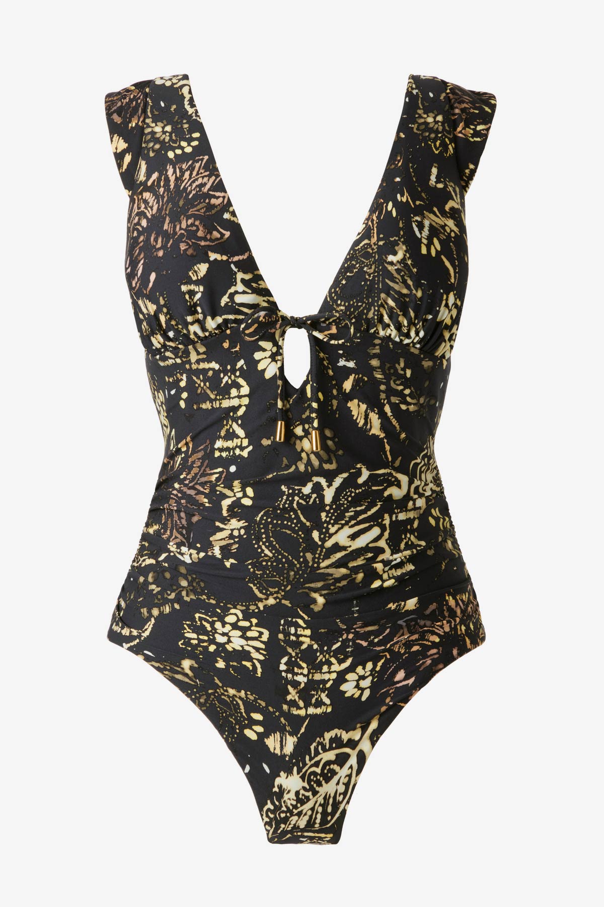 Miraclesuit Black/Multi Magicsuit Balinese Dash One Piece Swimsuit
