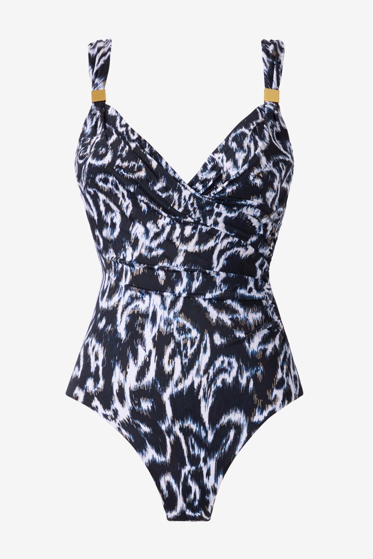 Miraclesuit Black/White Siren One Piece in Adorn