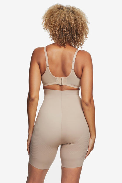 Miraclesuit Black Iconic Core High-Waist Thigh Slimmer with Rear Lift