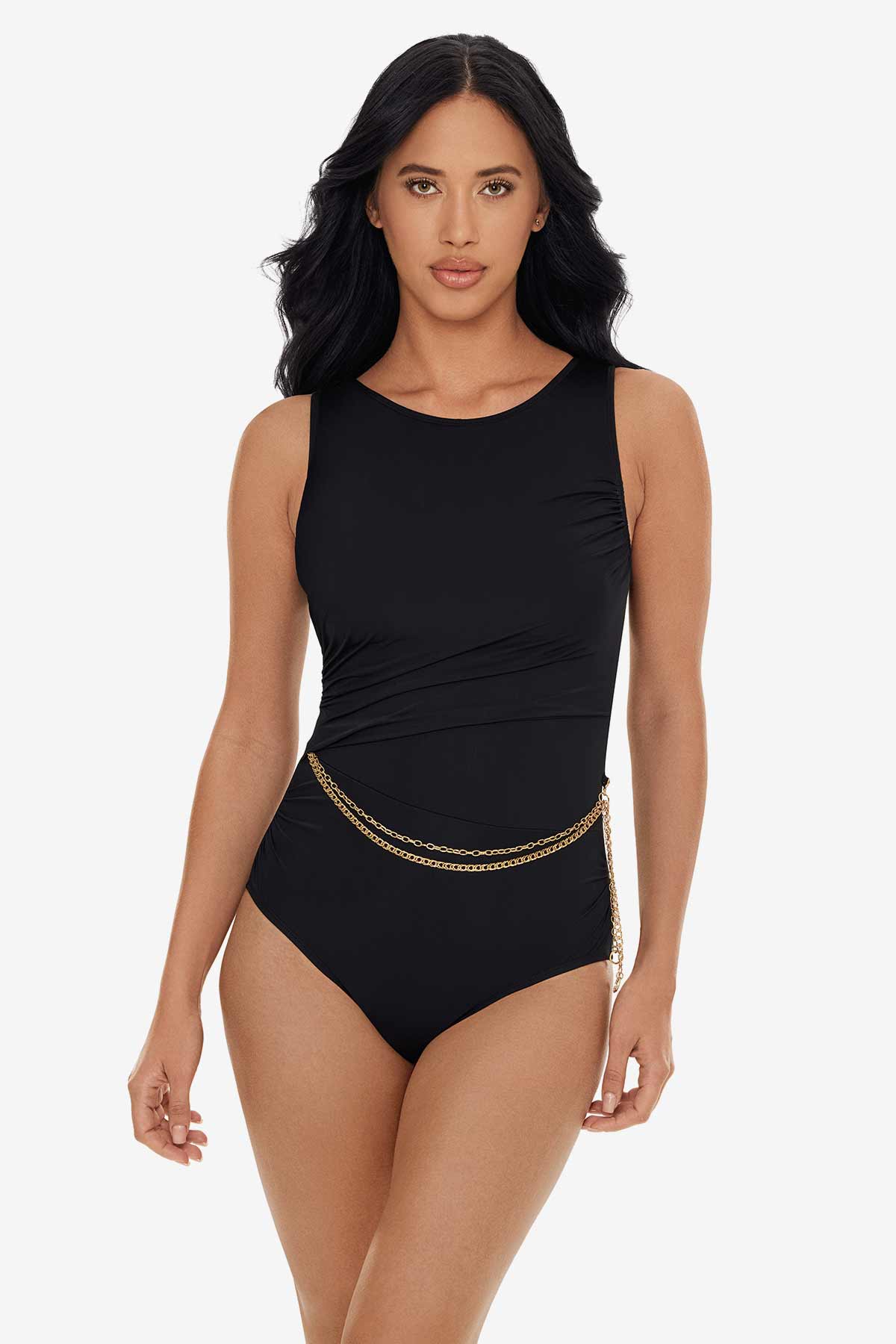 Miraclesuit Persimmon Annette One Piece in Hyperlink