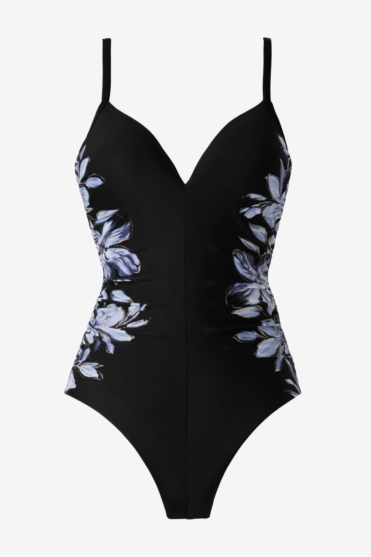 Miraclesuit Black/White Temptation One Piece in Fiore Di Luna