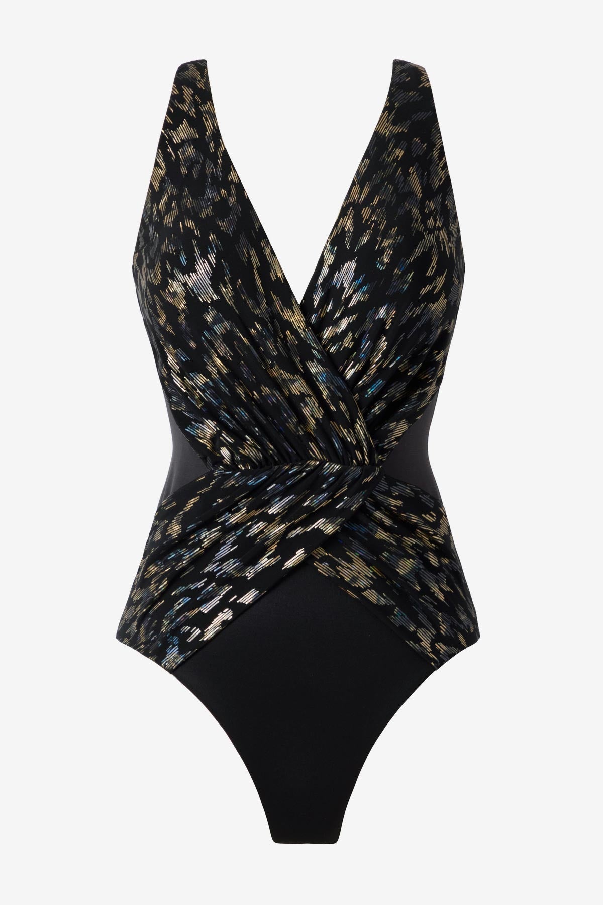 Miraclesuit Black/Multi Ibiza One Piece in Sparkle Plenty