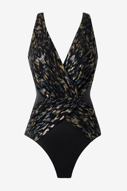Miraclesuit Black/Multi Ibiza One Piece in Sparkle Plenty