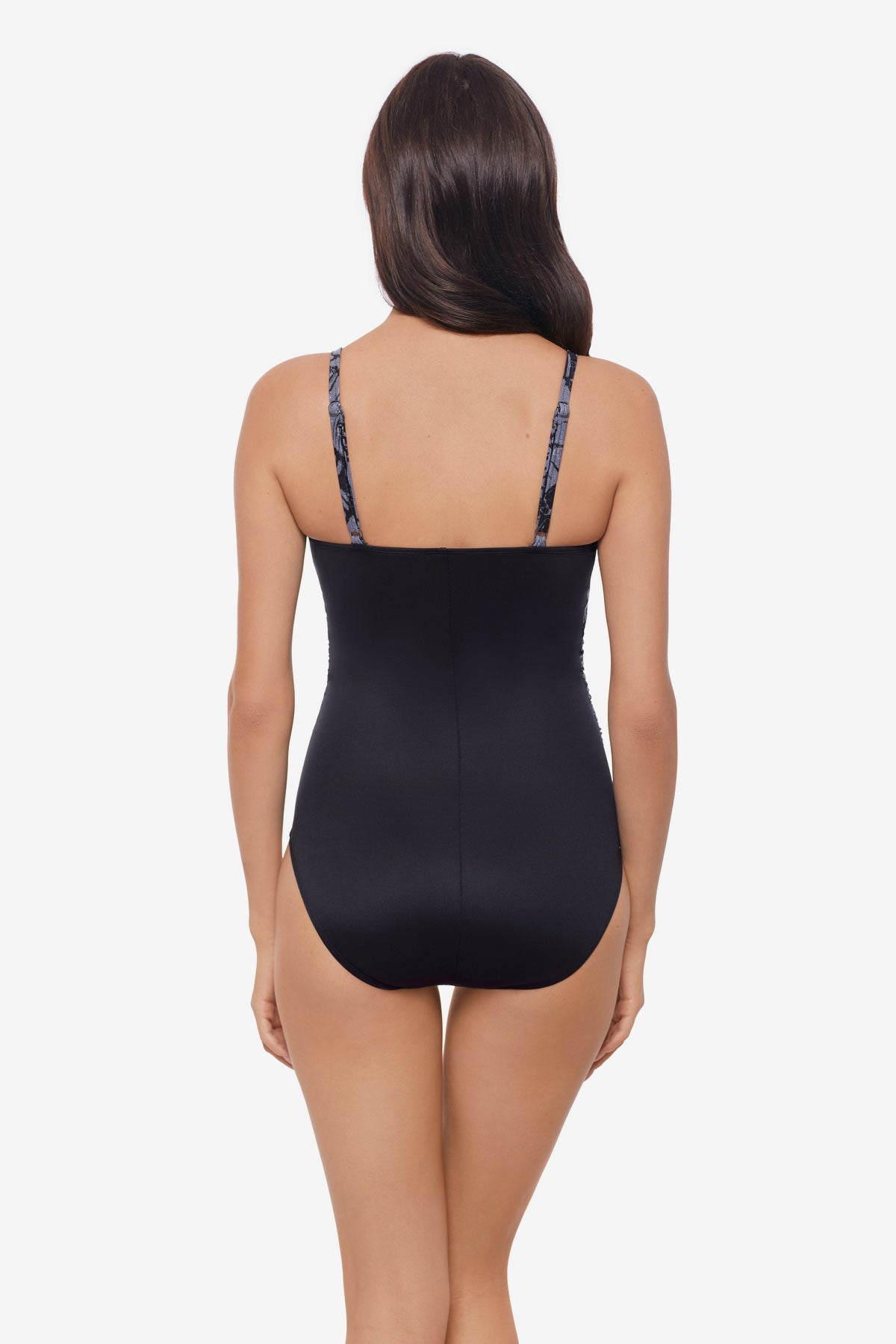 Miraclesuit Black/Multi Magicsuit Shell Beach Louise One Piece Swimsuit