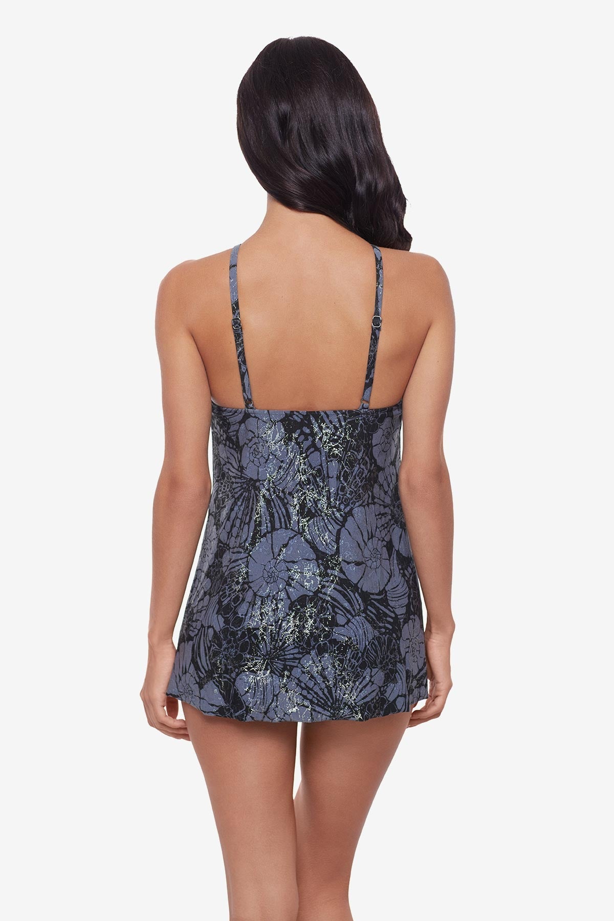 Miraclesuit Black/Multi Magicsuit Shell Beach Parker One Piece Swimsuit