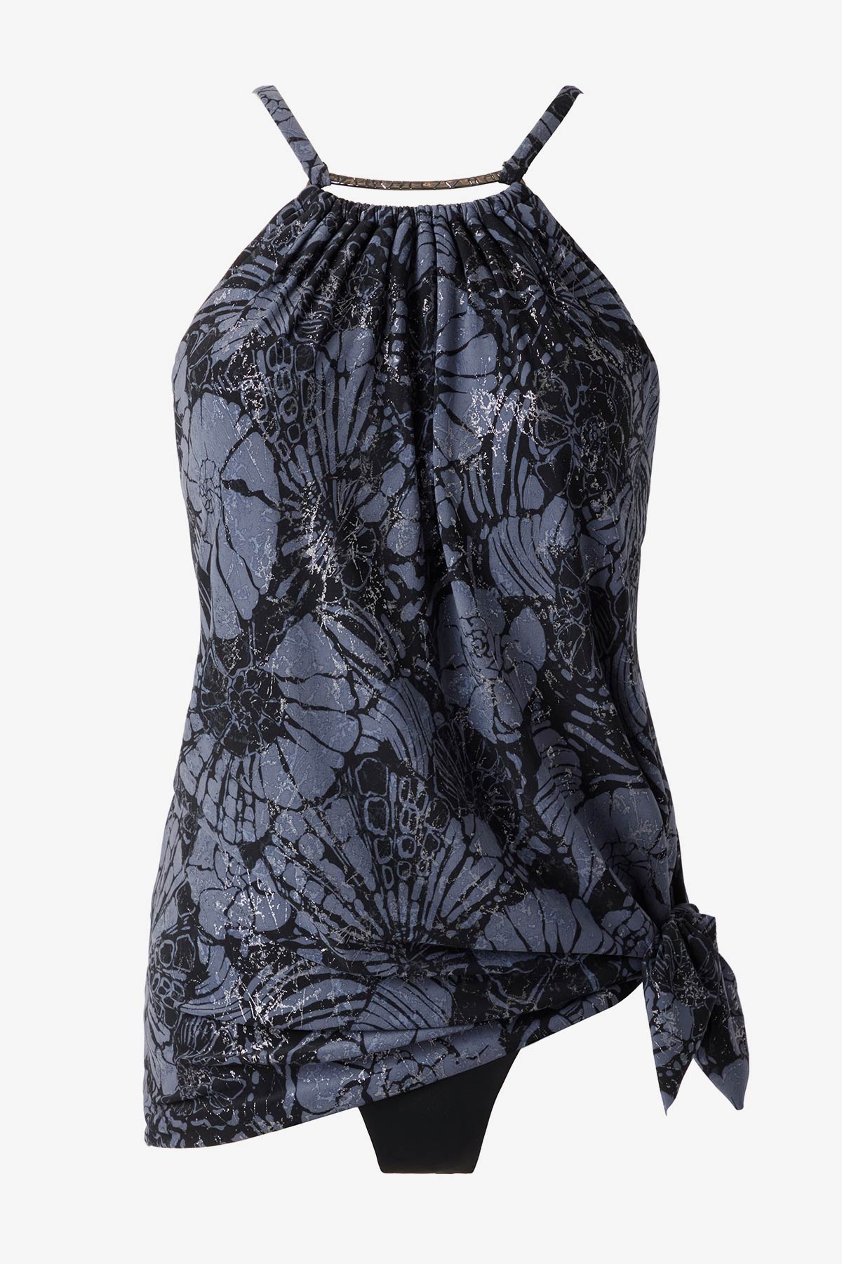 Miraclesuit Black/Multi Magicsuit Shell Beach Parker One Piece Swimsuit