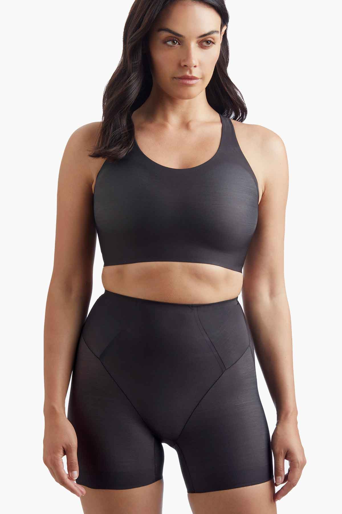Miraclesuit Black TC Firm Control Skin Benefit Bike Pant