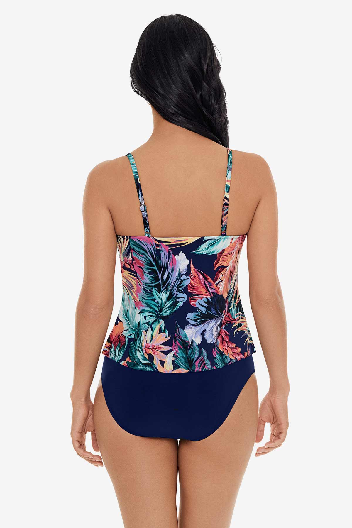Miraclesuit Navy/Multi Rita Tankini Top in Belize