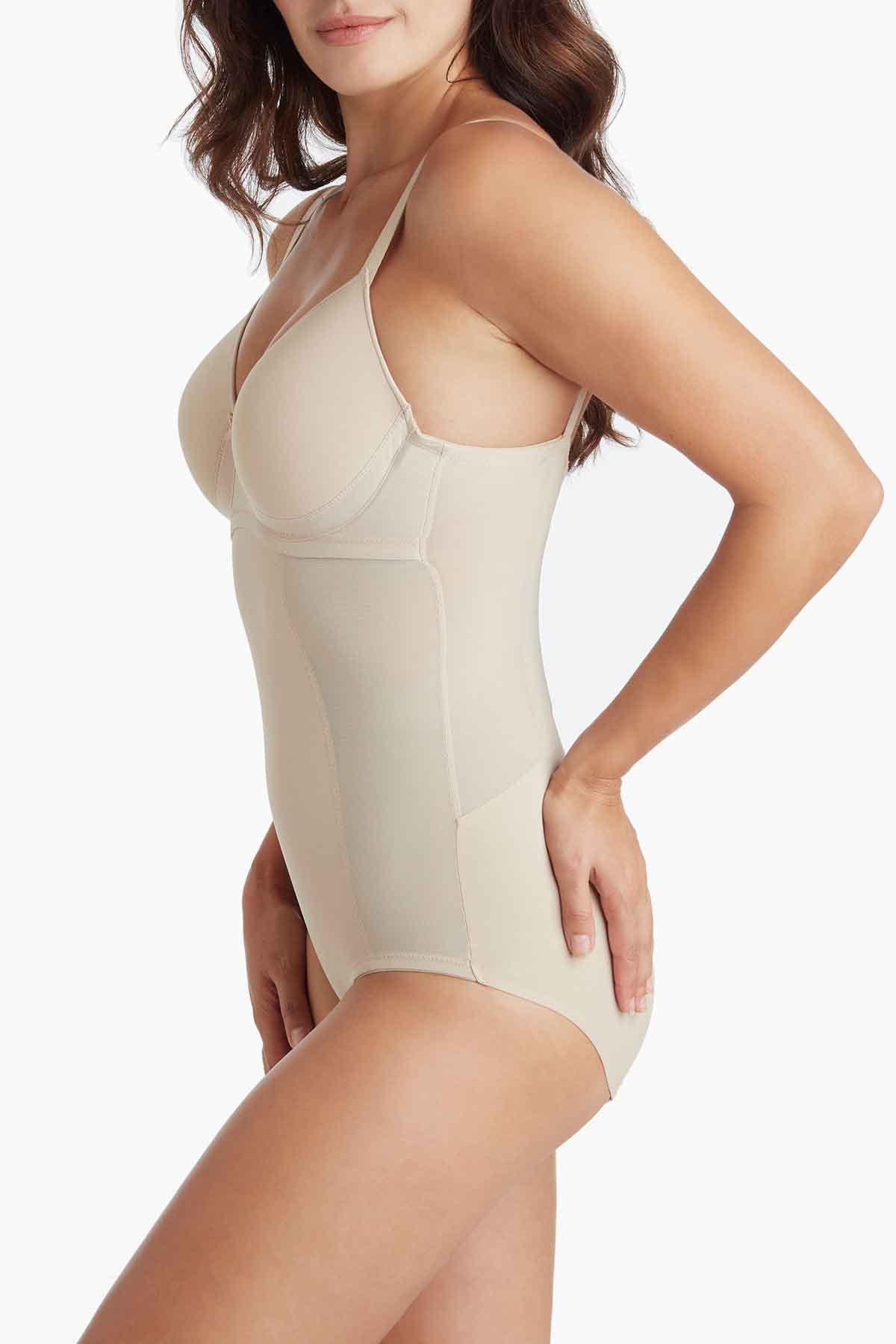 Miraclesuit Warm Beige/Nude TC Extra Firm Control Wonderful U Low Back BodyBriefer