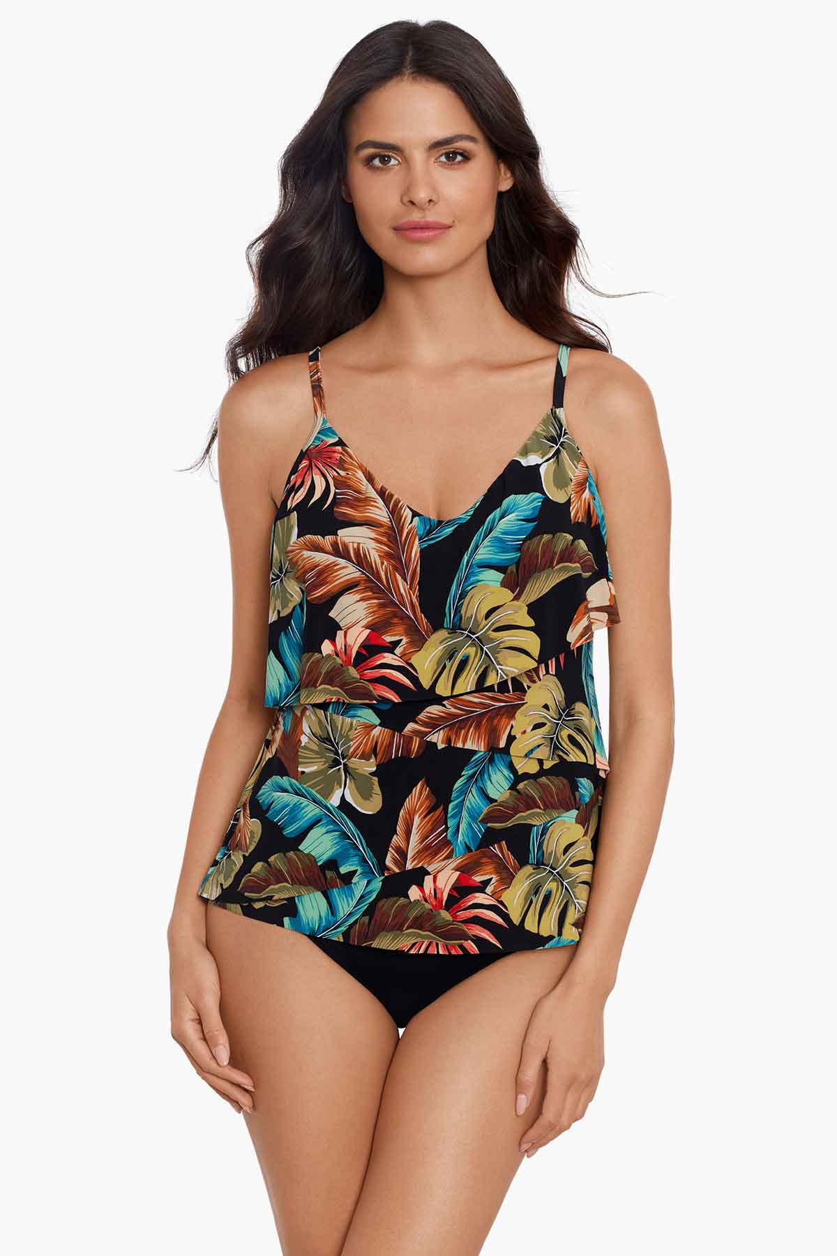 Miraclesuit Black/Multi Magicsuit Aloe Chloe Tankini
