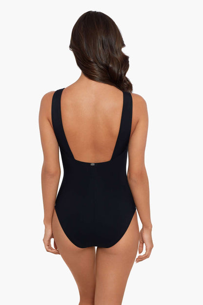Miraclesuit Black Amoressa Triomphe Constantine One Piece Swimsuit