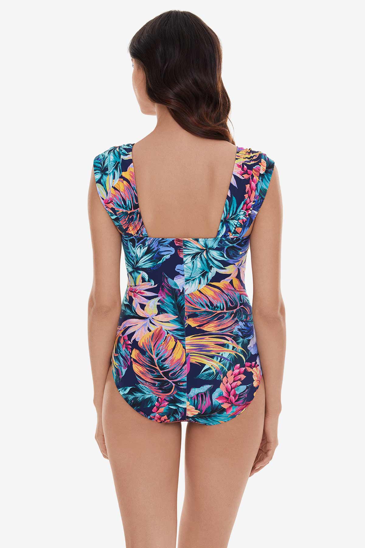 Miraclesuit Navy/Multi Natalie One Piece in Belize