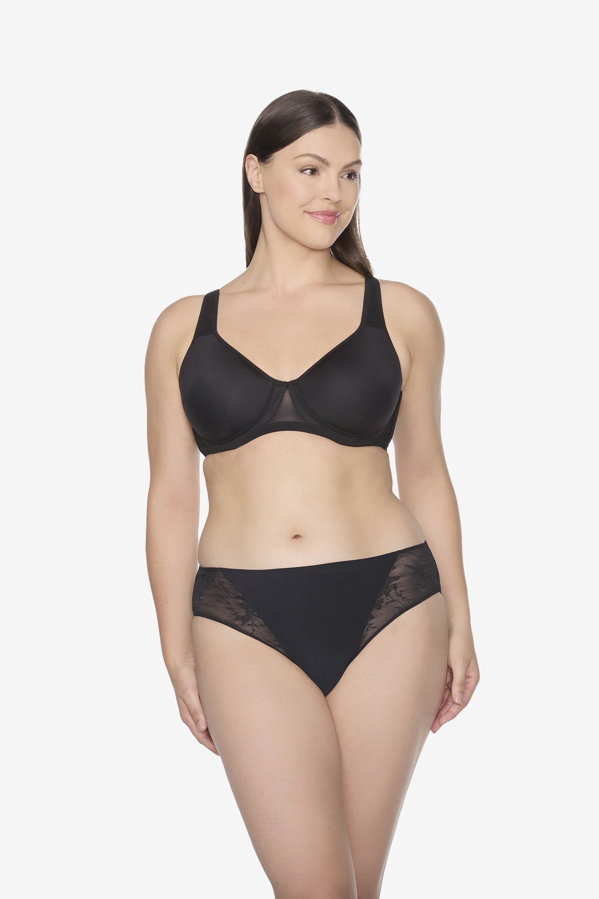 Miraclesuit White TC Luxe Dreamer Hipster in Deep Black