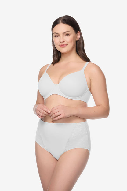 Miraclesuit White TC Luxe Dreamer Modern Brief in Deep Black