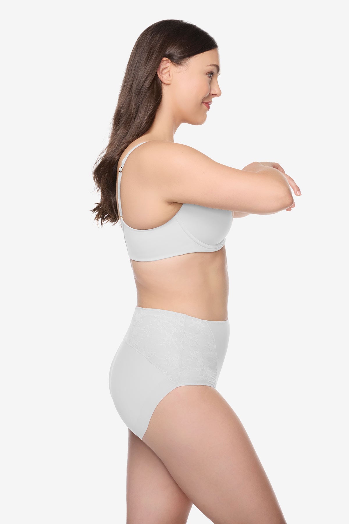 Miraclesuit White TC Luxe Dreamer Modern Brief in Deep Black