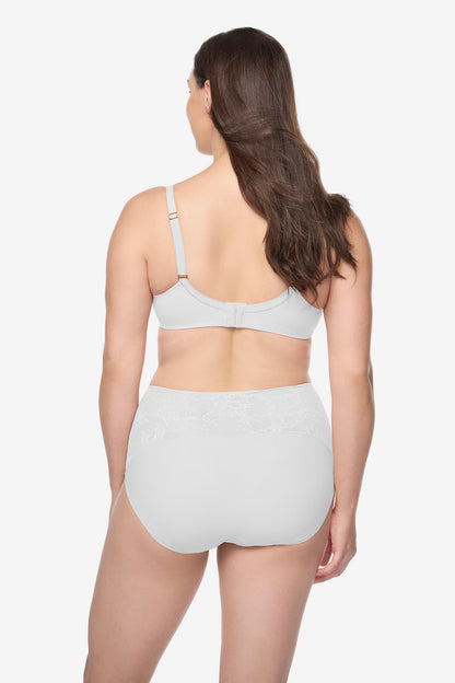 Miraclesuit White TC Luxe Dreamer Modern Brief in Deep Black