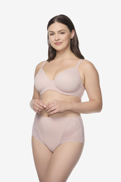 Miraclesuit White TC Luxe Dreamer Modern Brief in Deep Black