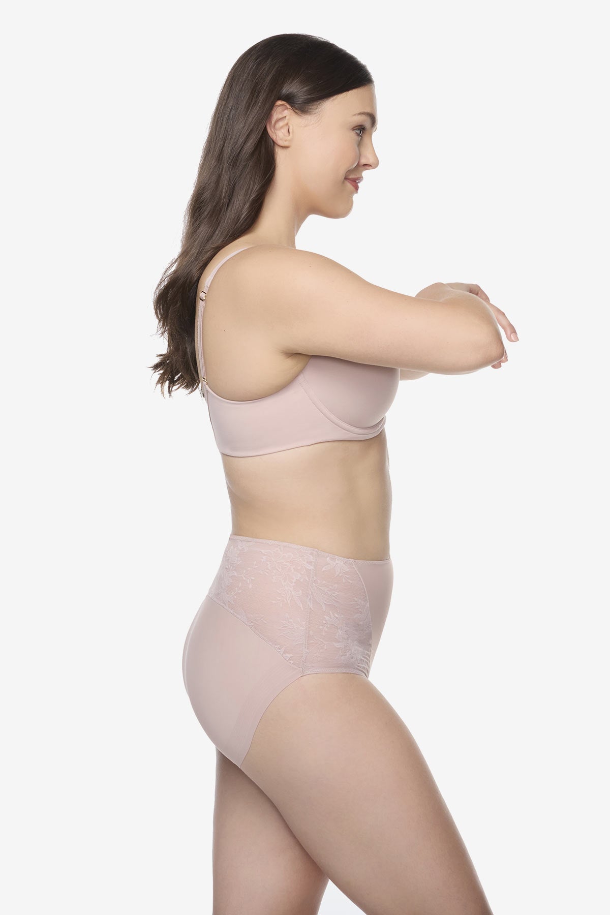 Miraclesuit White TC Luxe Dreamer Modern Brief in Deep Black
