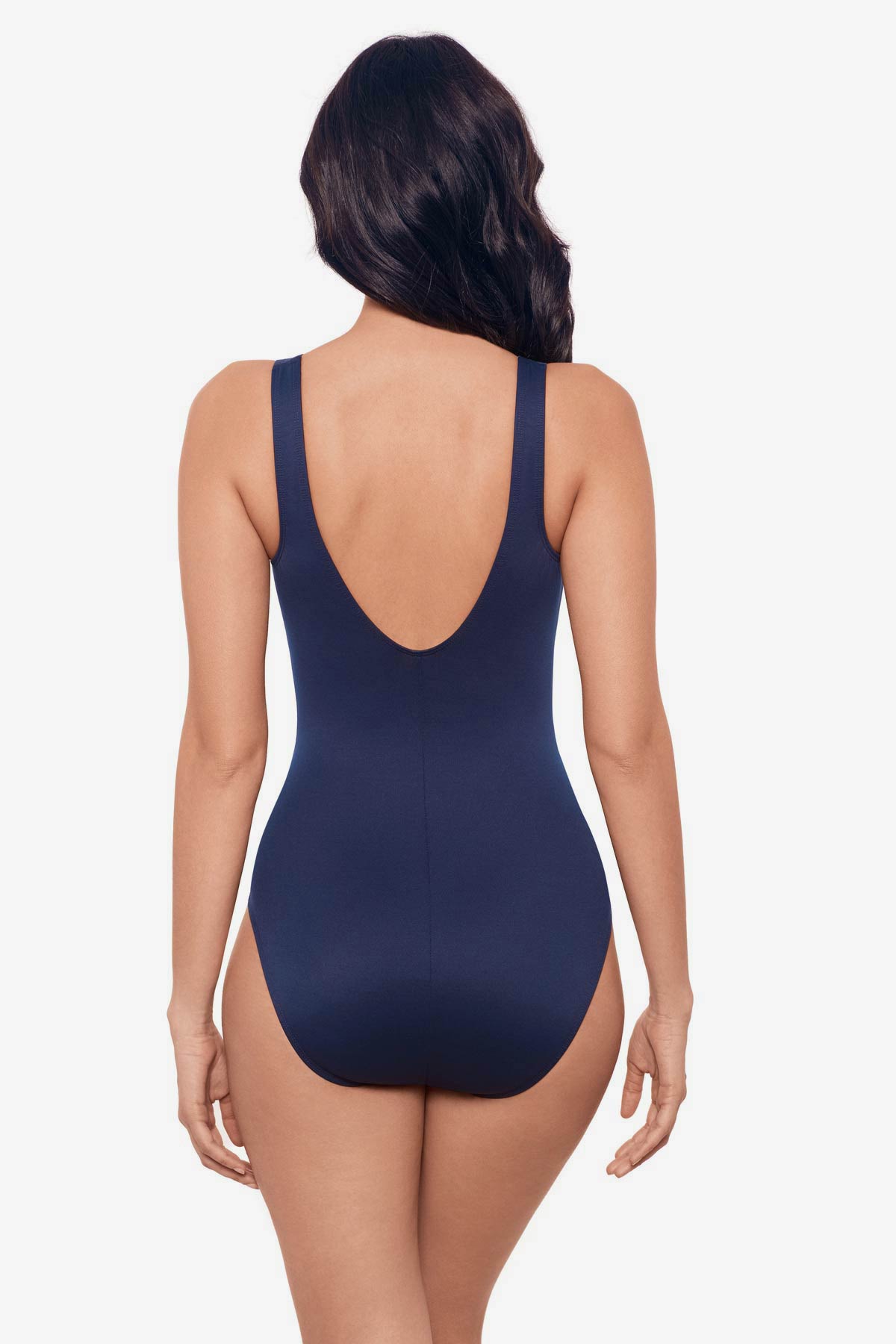 Miraclesuit Midnight/White Spectra Somerpoint One Piece Swimsuit