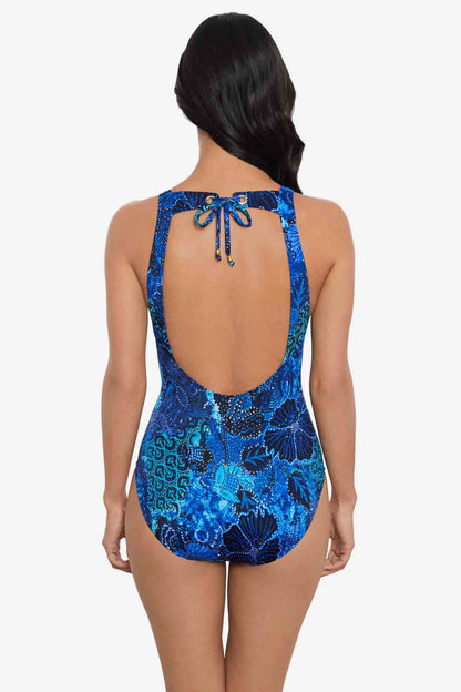 Miraclesuit Blue/Multi Magicsuit Jewels In The Nile Steffi One Piece Swimsuit