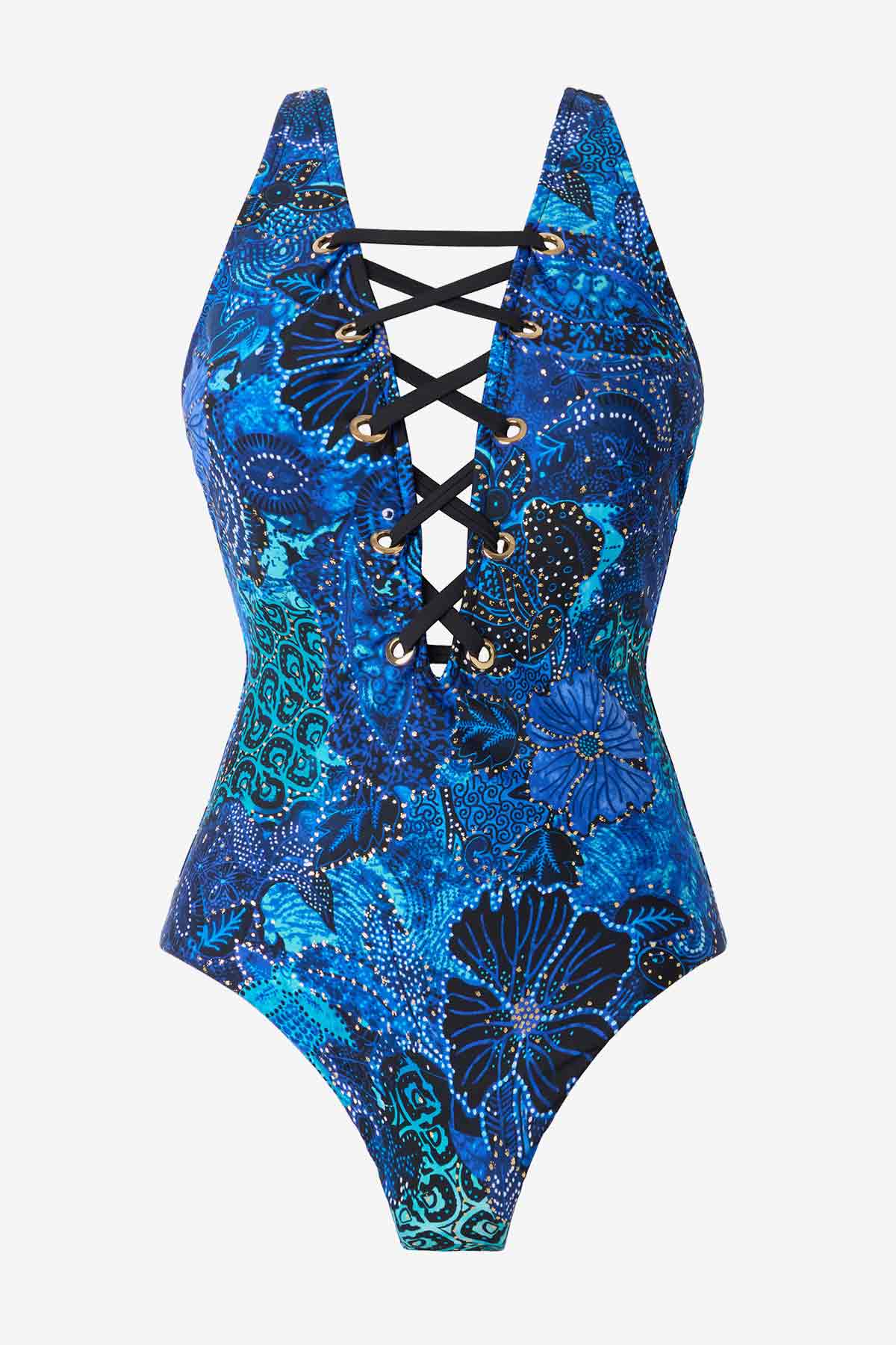 Miraclesuit Blue/Multi Magicsuit Jewels In The Nile Steffi One Piece Swimsuit