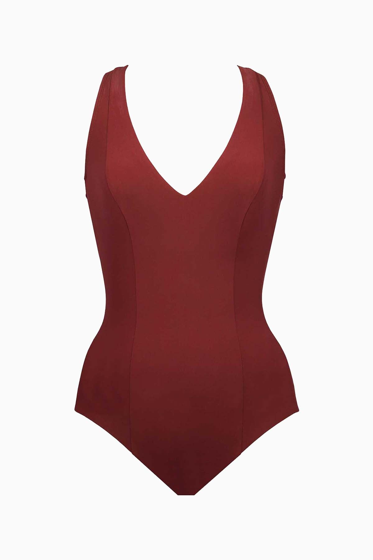 Miraclesuit Chestnut Amoressa Solar Mercury One Piece Swimsuit