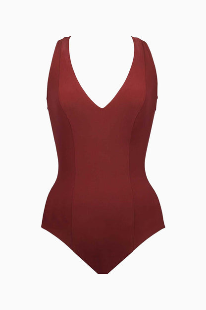 Miraclesuit Chestnut Amoressa Solar Mercury One Piece Swimsuit