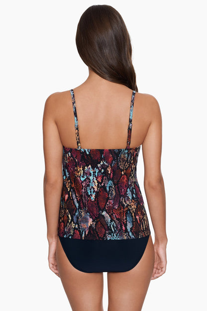 Miraclesuit Black/Brown Magicsuit Queen Cobra Chloe Tankini