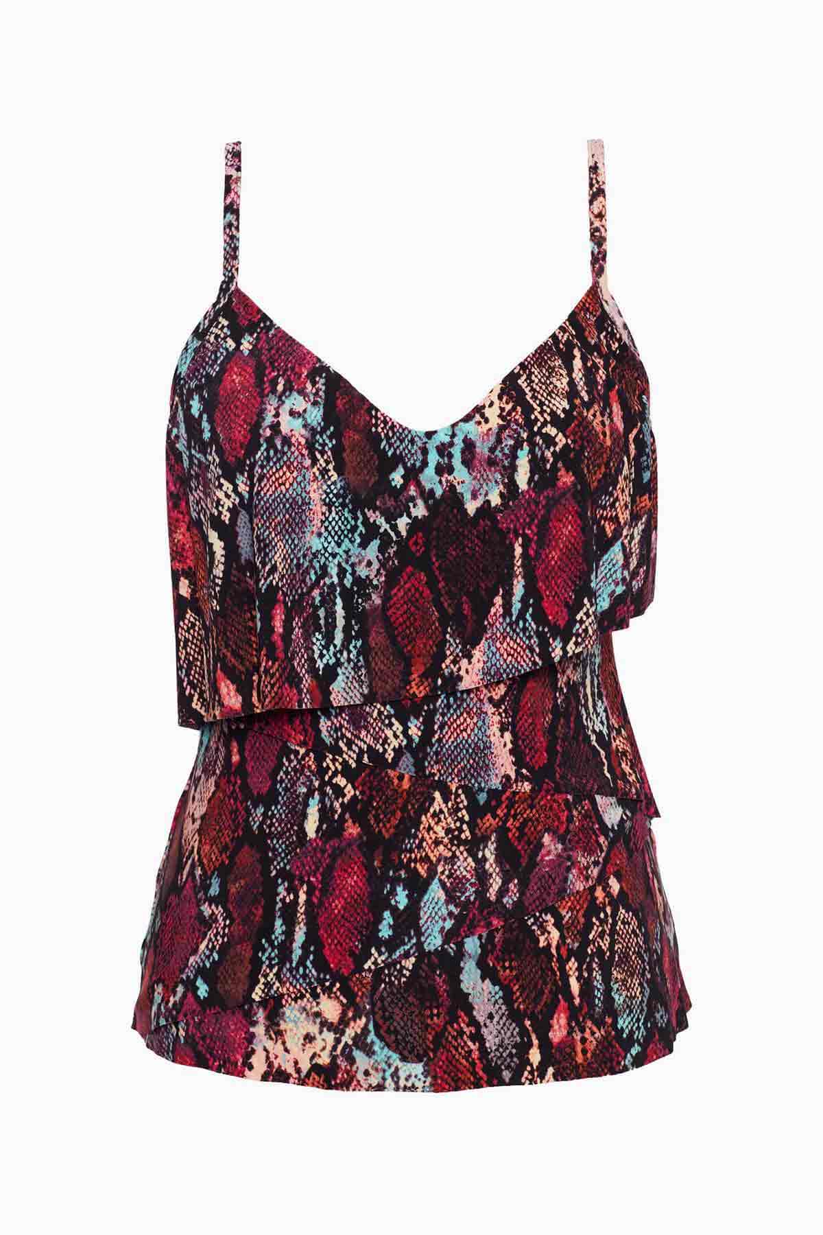 Miraclesuit Black/Brown Magicsuit Queen Cobra Chloe Tankini