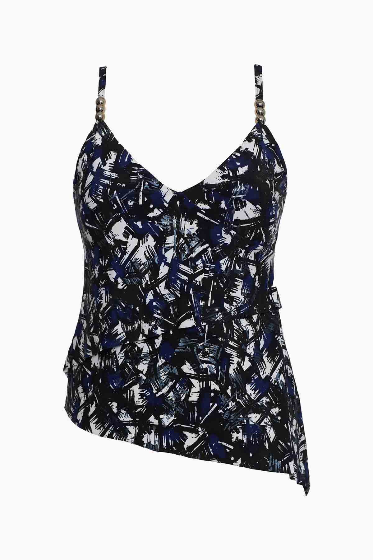 Miraclesuit Black/Multi Magicsuit Blueprint Elsa Tankini