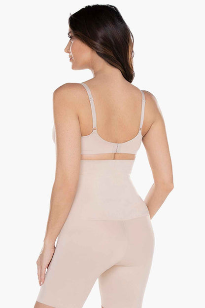 Miraclesuit Black Comfy Curves Hi-Waist Long Leg Thigh Slimmer Shapewear