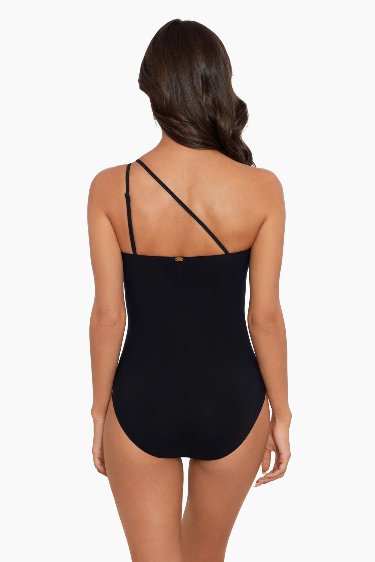 Miraclesuit Black Amoressa Elle Dorado 14K One Piece Swimsuit