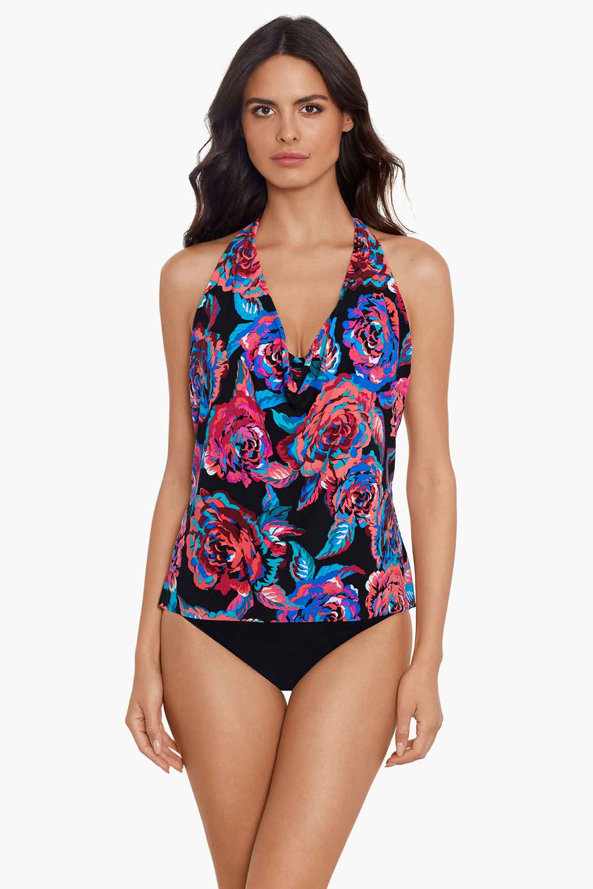 Miraclesuit Black/Multi Magicsuit Sonic Blooms Sophie Tankini