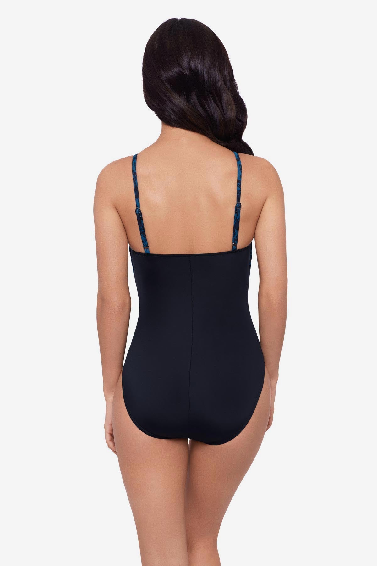 Miraclesuit Navy Magicsuit Swoon Lisa One Piece Swimsuit