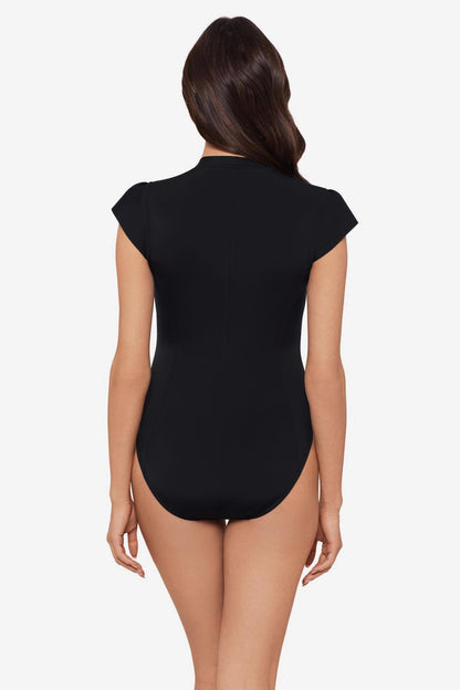 Miraclesuit Black Magicsuit Scuba Clara One Piece Swimsuit