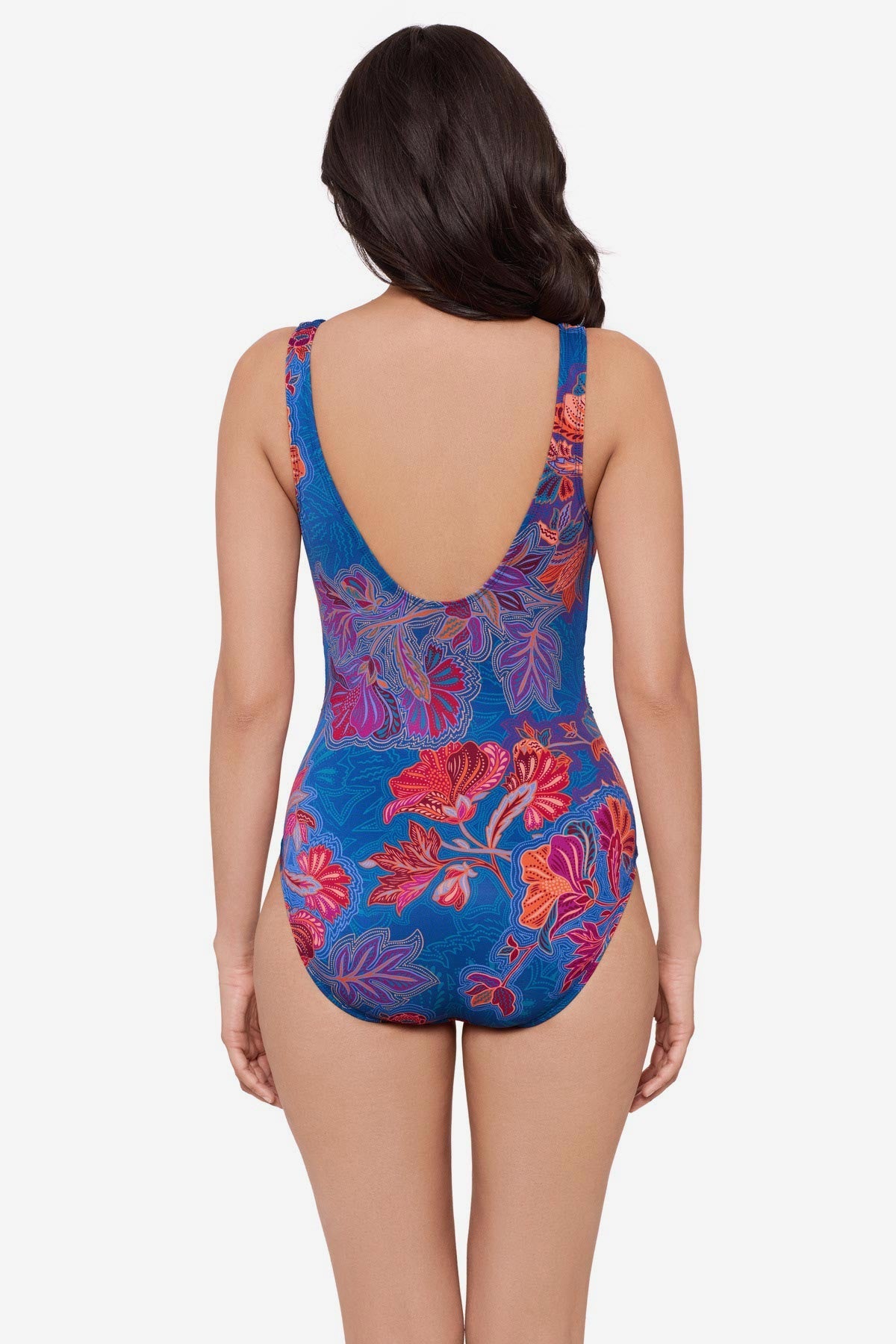 Miraclesuit Multi Swizzle One Piece Swimsuit in Decoupage