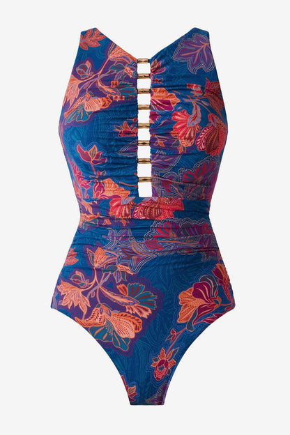 Miraclesuit Multi Swizzle One Piece Swimsuit in Decoupage