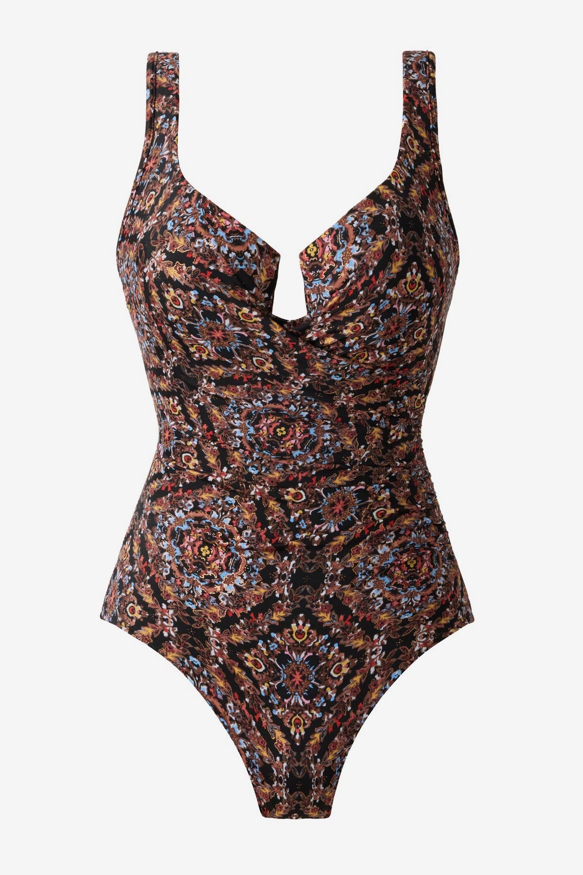 Miraclesuit Black/Multi Escape One Piece Swimsuit in Scandale