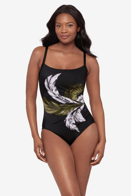 Miraclesuit Black/Multi Starr One Piece Swimsuit in Boca Grande