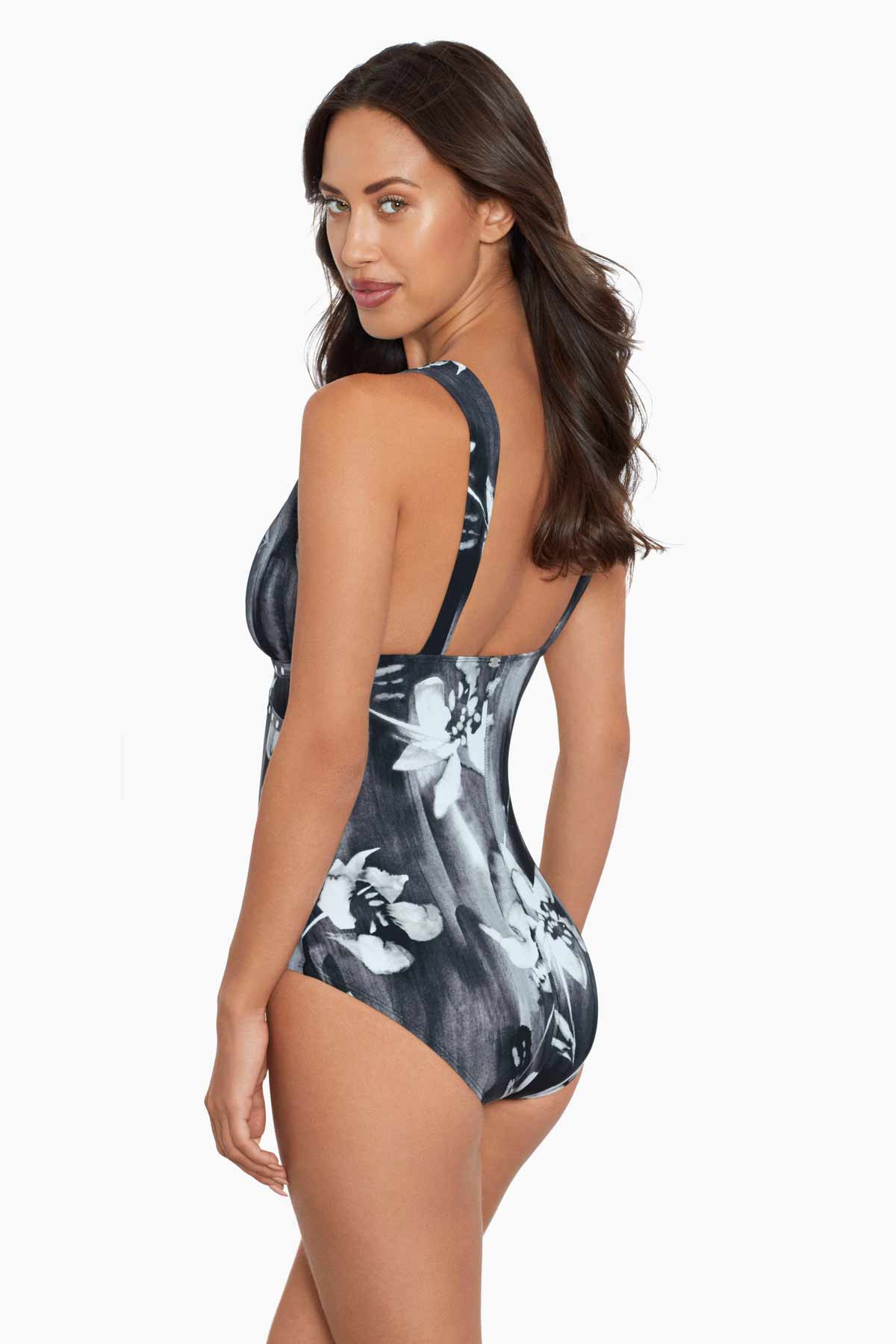 Miraclesuit Black/Multi Amoressa Ophelia Lupita One Piece Swimsuit