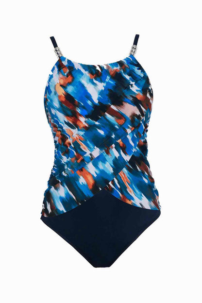 Miraclesuit Black/Multi Magicsuit Chic Mystique Lisa One Piece Swimsuit