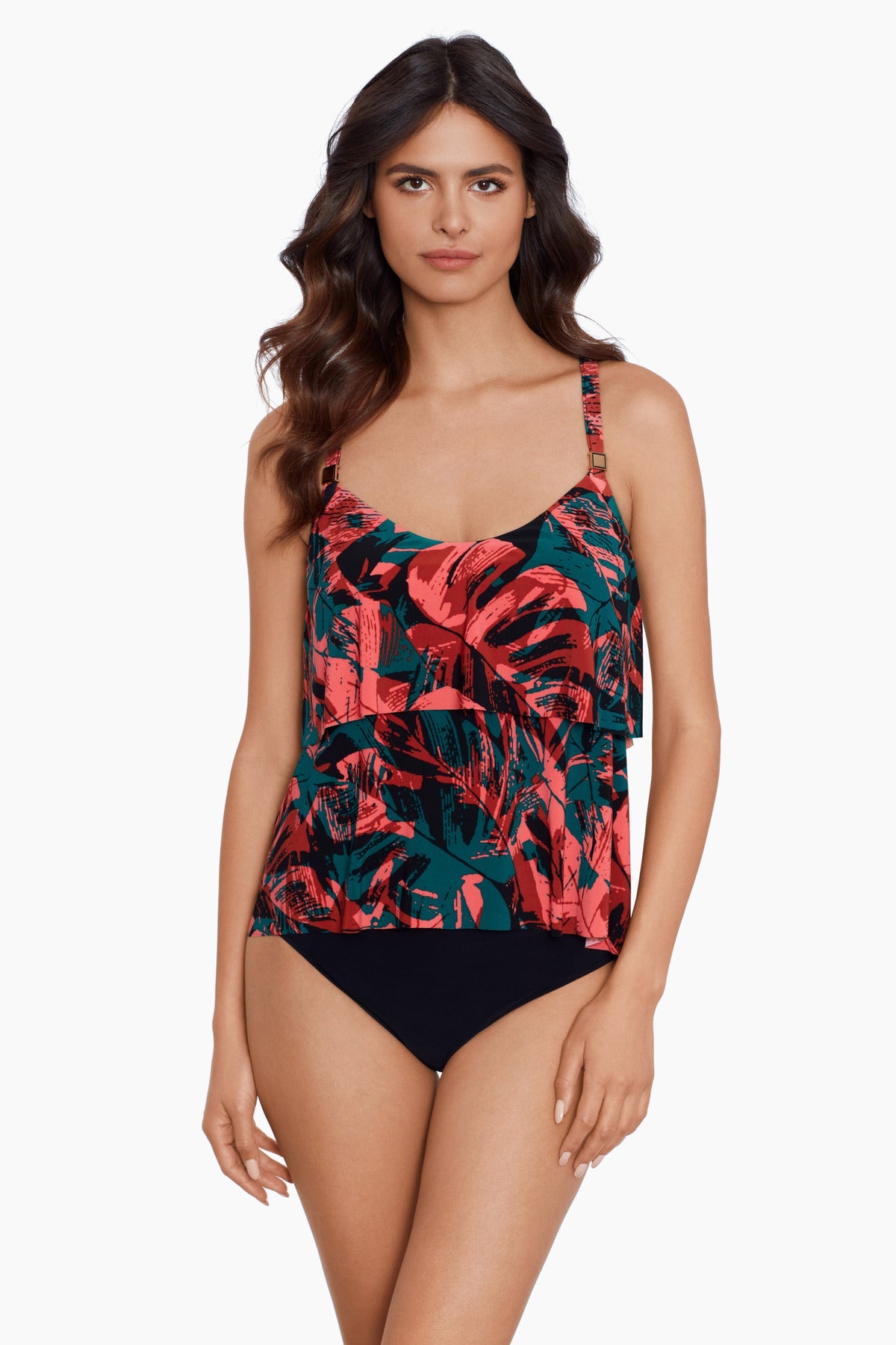 Miraclesuit Black/Multi Magicsuit Livin Lush Grace Tankini
