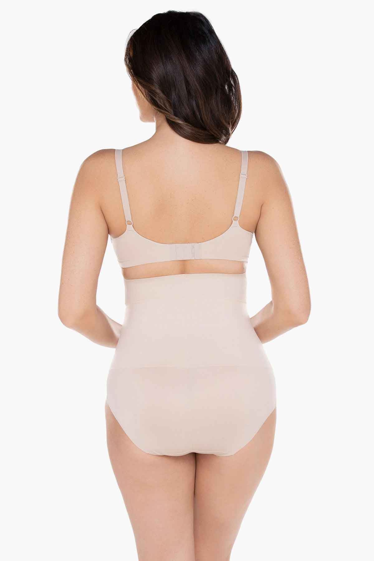 Miraclesuit Black Comfy Curves Hi Waist Brief Shapewear