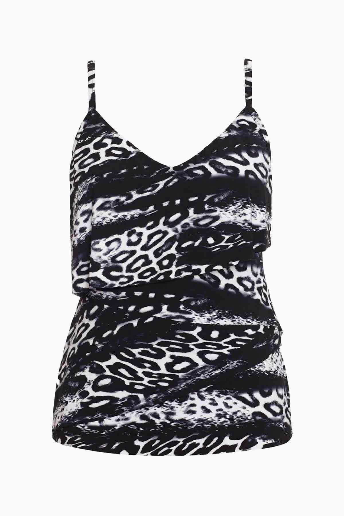 Miraclesuit Black/White Magicsuit Skin Deep Chloe Tankini