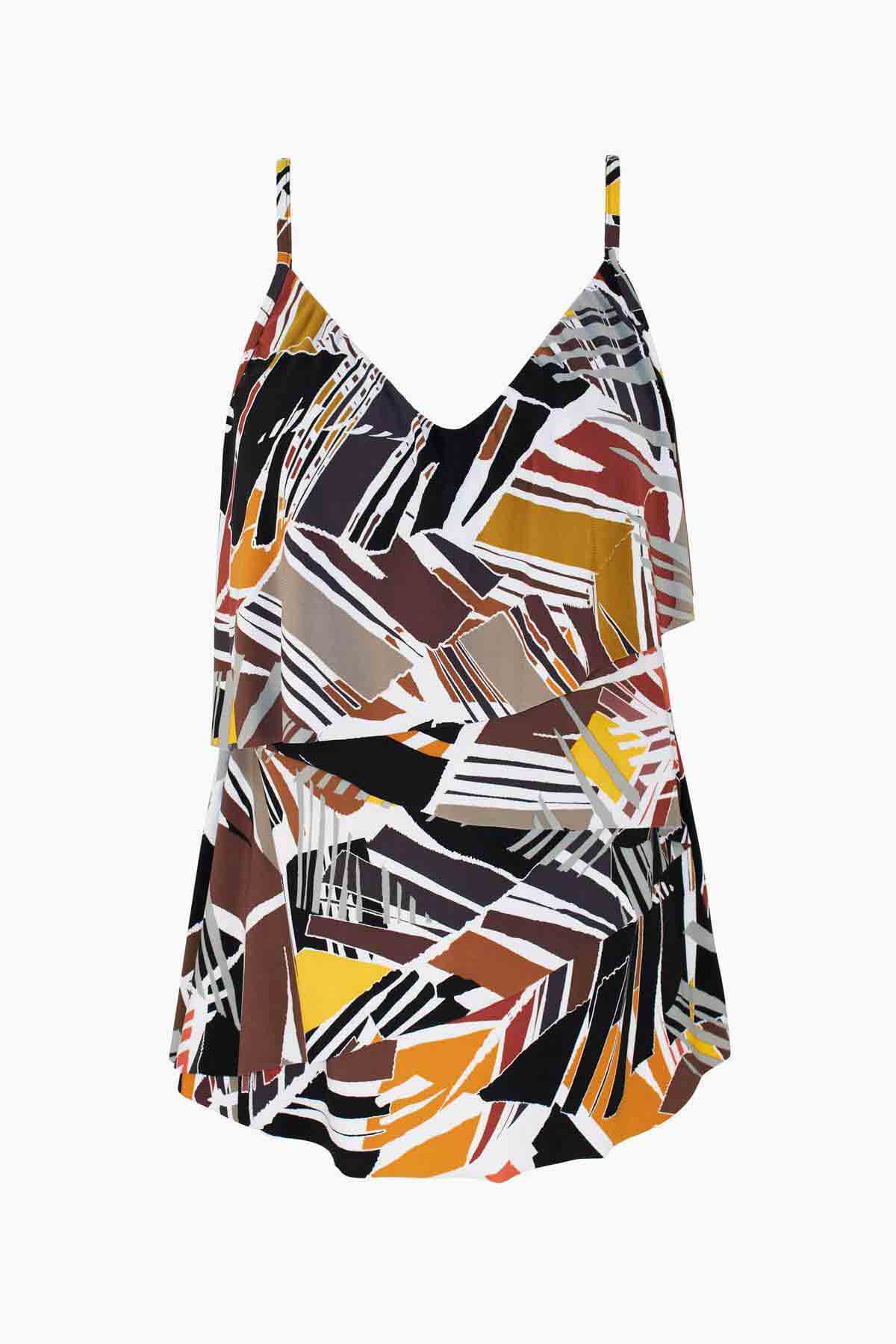 Miraclesuit Multi Magicsuit Leaf Through Chloe Tankini