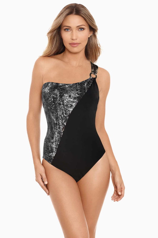 Miraclesuit Black Amoressa Into The Mystic Cassandra One Piece Swimsuit