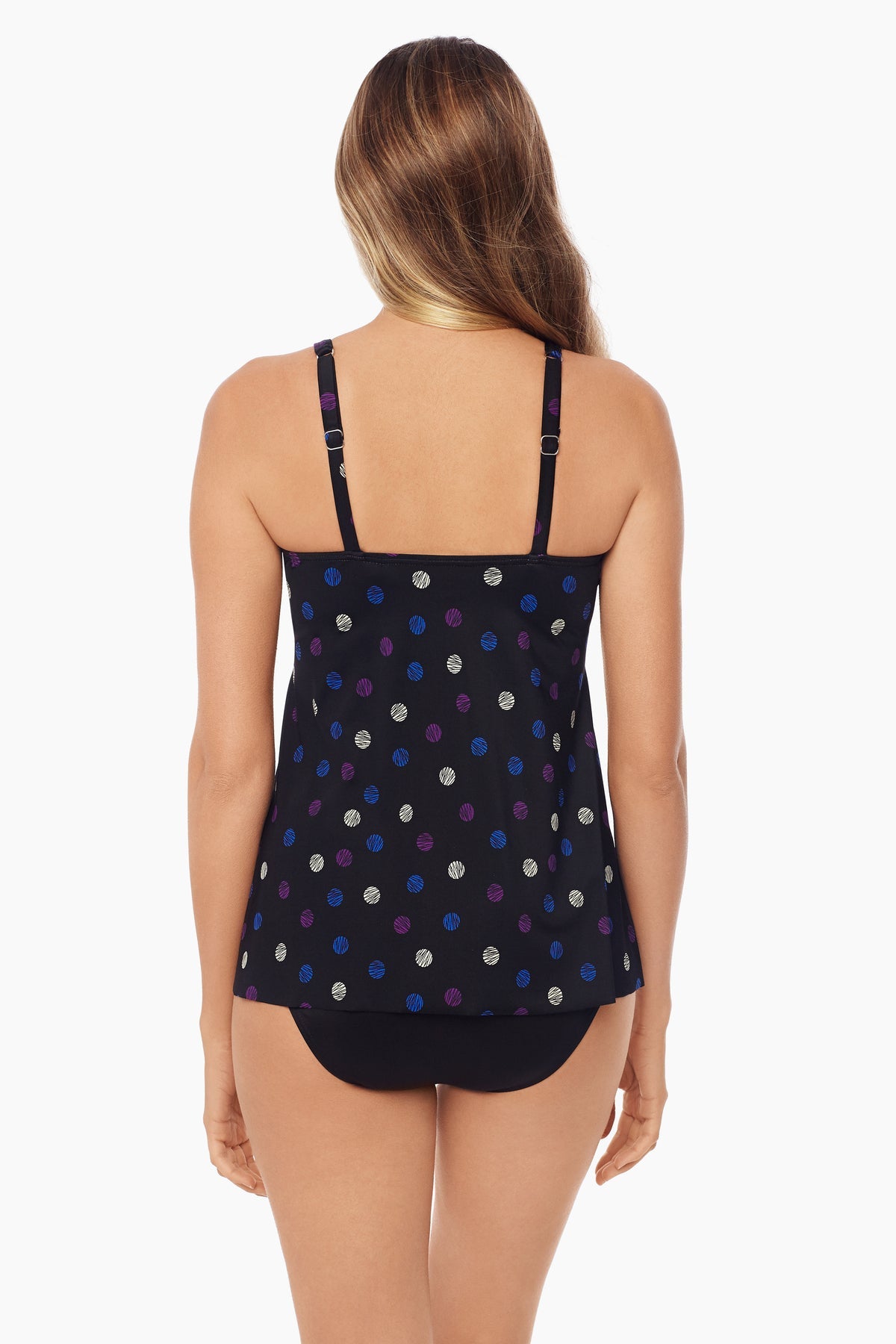 Miraclesuit Multi Spotted Surplice Tankini D-DDD Cup